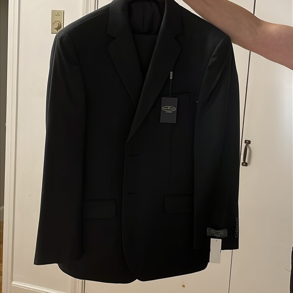 Pronto Uomo Platinum Black Suit